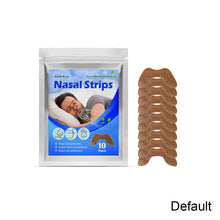 Load image into Gallery viewer, 10pcs/Pack Breathing Nose Patch Anti-snoring Nasal Strips Nasal Obstruction Breathing Nose Patch Health Care
