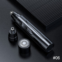 Load image into Gallery viewer, Electric Nose Hair Clipper Shaver Portable USB Rechargeable Nose Ear Trimmer Waterproof Durable Beard Trimmer Face Care for Men
