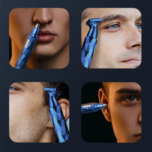 Load image into Gallery viewer, Electric Rechargeable Nose Hair Trimmer Portable Waterproof Temples Hair Trimmer Nose Ear Trimmer Men Face Care
