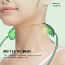 Load image into Gallery viewer, Mini Cervical Vertebra Massager Portable Neck Shoulder Pulse Hot Compress Neck Protector Pendant Neck Hang Physiotherapy Massager
