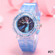 Load image into Gallery viewer, Colorful Light Flashing Luminous Children Watch Fashion Creative Children Watch Cartoon Wristwatch for Boys and Girls

