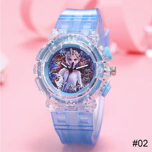 Load image into Gallery viewer, Colorful Light Flashing Luminous Children Watch Fashion Creative Children Watch Cartoon Wristwatch for Boys and Girls
