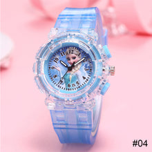 Load image into Gallery viewer, Colorful Light Flashing Luminous Children Watch Fashion Creative Children Watch Cartoon Wristwatch for Boys and Girls

