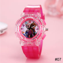 Load image into Gallery viewer, Colorful Light Flashing Luminous Children Watch Fashion Creative Children Watch Cartoon Wristwatch for Boys and Girls
