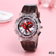 Load image into Gallery viewer, Cartoon Children Watch Colorful LED Light Flashing Watch Fashion Creative Wristwatch for Boys and Girls

