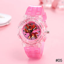 Load image into Gallery viewer, Cartoon Children Watch Colorful LED Light Flashing Watch Fashion Creative Wristwatch for Boys and Girls
