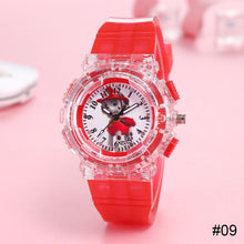 Load image into Gallery viewer, Cartoon Children Watch Colorful LED Light Flashing Watch Fashion Creative Wristwatch for Boys and Girls
