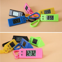 Load image into Gallery viewer, Electronic Watch Backpack Key Chain Watch Simple Mute Watch Clock Compact Portable Electronic Watch
