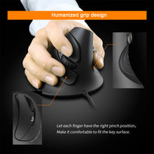 Load image into Gallery viewer, T-30 Wired Optical Mouse Vertical Mouse USB Wired Gaming Mouse 6 Keys Ergonomic Mice with 4 Adjustable DPI for PC Laptop
