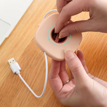 Load image into Gallery viewer, Cable Organizer Rotating Winder Plastic Box Portable Phone Holder Stand Earphone Cord Storage Case

