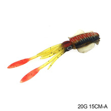 Load image into Gallery viewer, Soft Squid Fishing Trolling Lure Luminous UV Squid Jig For Sea Fishing Boat Fishing Wobblers Bait Rockfishing

