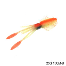 Load image into Gallery viewer, Soft Squid Fishing Trolling Lure Luminous UV Squid Jig For Sea Fishing Boat Fishing Wobblers Bait Rockfishing
