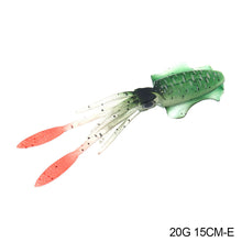 Load image into Gallery viewer, Soft Squid Fishing Trolling Lure Luminous UV Squid Jig For Sea Fishing Boat Fishing Wobblers Bait Rockfishing
