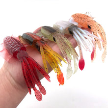 Load image into Gallery viewer, Soft Squid Fishing Trolling Lure Luminous UV Squid Jig For Sea Fishing Boat Fishing Wobblers Bait Rockfishing
