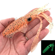 Load image into Gallery viewer, Soft Squid Fishing Trolling Lure Luminous UV Squid Jig For Sea Fishing Boat Fishing Wobblers Bait Rockfishing
