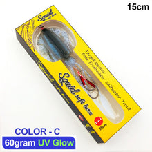 Load image into Gallery viewer, Soft Squid Fishing Trolling Lure Luminous UV Squid Jig For Sea Fishing Boat Fishing Wobblers Bait Rockfishing
