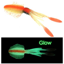 Load image into Gallery viewer, Soft Squid Fishing Trolling Lure Luminous UV Squid Jig For Sea Fishing Boat Fishing Wobblers Bait Rockfishing
