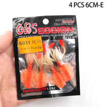 Load image into Gallery viewer, Soft Squid Fishing Trolling Lure Luminous UV Squid Jig For Sea Fishing Boat Fishing Wobblers Bait Rockfishing
