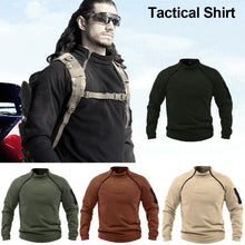 Load image into Gallery viewer, Men's Tactical Outdoor Jacket Hunting Clothes Warm Side Zippers Fleece Pullover Man Windproof Autumn Coat Military Underwear
