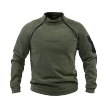 Load image into Gallery viewer, Men's Tactical Outdoor Jacket Hunting Clothes Warm Side Zippers Fleece Pullover Man Windproof Autumn Coat Military Underwear
