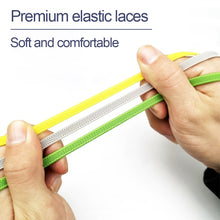 Load image into Gallery viewer, 6MM/8MM No Tie Shoe laces Press Lock Shoelaces Without Ties Elastic Laces Sneaker Kids Adult Widened Flat Shoelace For Shoes

