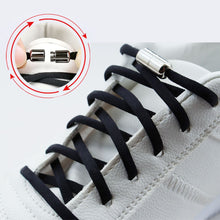Load image into Gallery viewer, No Tie Shoe laces Press Lock Shoelaces Without Ties Elastic Laces Sneaker Kids Adult Widened Flat Shoelace For Shoes
