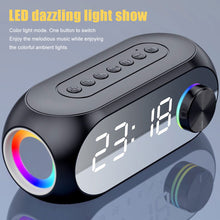 Load image into Gallery viewer, S8 Wireless Bluetooth Speaker HD Led Display Multifunction Stereo Bass Speakers Alarm Clock FM Radio TF Card Aux Music Playback
