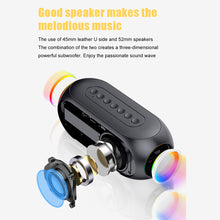 Load image into Gallery viewer, S8 Wireless Bluetooth Speaker HD Led Display Multifunction Stereo Bass Speakers Alarm Clock FM Radio TF Card Aux Music Playback
