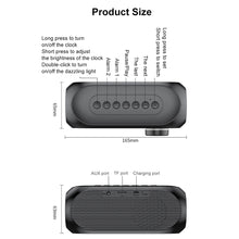 Load image into Gallery viewer, S8 Wireless Bluetooth Speaker HD Led Display Multifunction Stereo Bass Speakers Alarm Clock FM Radio TF Card Aux Music Playback
