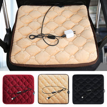 Load image into Gallery viewer, Adjustable Car Heating Cushion Comfortable Seat Warmer With USB Cigarette Cable Fast-heating Electric Winter Warm Temperature

