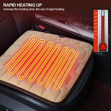 Load image into Gallery viewer, Adjustable Car Heating Cushion Comfortable Seat Warmer With USB Cigarette Cable Fast-heating Electric Winter Warm Temperature
