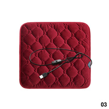 Load image into Gallery viewer, Adjustable Car Heating Cushion Comfortable Seat Warmer With USB Cigarette Cable Fast-heating Electric Winter Warm Temperature
