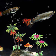 Load image into Gallery viewer, 15cm Simulation Coconut Tree Aquarium Plant Fish Tank Artificial Plant Simulation Water Plants Aquarium Ornaments Accessories Supplies
