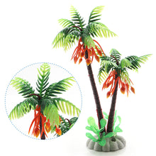 Load image into Gallery viewer, 15cm Simulation Coconut Tree Aquarium Plant Fish Tank Artificial Plant Simulation Water Plants Aquarium Ornaments Accessories Supplies
