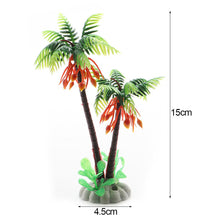 Load image into Gallery viewer, 15cm Simulation Coconut Tree Aquarium Plant Fish Tank Artificial Plant Simulation Water Plants Aquarium Ornaments Accessories Supplies
