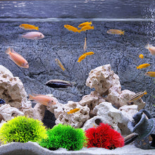 Load image into Gallery viewer, Plastic Artificial Aquarium Grass Ball Simulated Artificial Underwater Grass Fish Tank Decoration Plant Aquarium Ornaments Reptile Accessories

