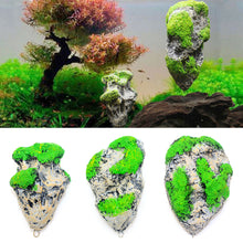 Load image into Gallery viewer, Suspending Rock Decoration Fish Tank Artificial Floting Moss Stone Aquarium Pumice Ornament Decor Accessories
