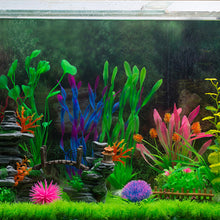 Load image into Gallery viewer, Aritificial Square Lawn Piece for Fish Tank Aquarium Microlandschaft Decoration Grass Moss Mat
