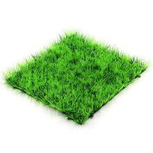 Load image into Gallery viewer, Aritificial Square Lawn Piece for Fish Tank Aquarium Microlandschaft Decoration Grass Moss Mat
