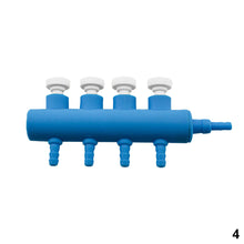 Load image into Gallery viewer, Aquarium Air Pump Hose Splitter with Adjustment Valve Fish Tank Oxygenn Pump Tube Splitter Distributor Shunt
