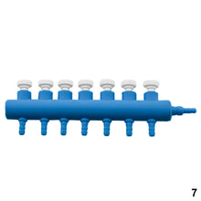 Load image into Gallery viewer, Aquarium Air Pump Hose Splitter with Adjustment Valve Fish Tank Oxygenn Pump Tube Splitter Distributor Shunt
