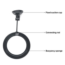 Load image into Gallery viewer, Black Aquarium Feeding Ring Fish Tank Floating Food Tray Feeder Square Circle Accessory Fish Food Feeder Suction Cup
