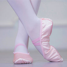 Load image into Gallery viewer, Girls Ballet Shoes Kids Dance Slippers Professional Satin Soft Sole Ballet Dance Girls Female Ballet Yoga Gym Dance Shoes
