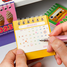 Load image into Gallery viewer, 2023 Mini Cute Calendar Daily Organizer Desktop Schedule Monthly Planner Yearly Agenda for Home Decor Office Table School Supplies Decoration Stationery
