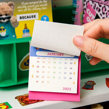 Load image into Gallery viewer, 2023 Mini Cute Calendar Daily Organizer Desktop Schedule Monthly Planner Yearly Agenda for Home Decor Office Table School Supplies Decoration Stationery

