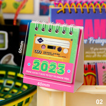 Load image into Gallery viewer, 2023 Mini Cute Calendar Daily Organizer Desktop Schedule Monthly Planner Yearly Agenda for Home Decor Office Table School Supplies Decoration Stationery
