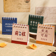 Load image into Gallery viewer, 2023 Mini Simple Calendar Daily Organizer Desktop Schedule Monthly Planner Yearly Agenda for Home Decor Office Table School Supplies Decoration Stationery
