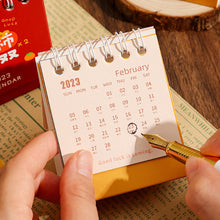 Load image into Gallery viewer, 2023 Mini Simple Calendar Daily Organizer Desktop Schedule Monthly Planner Yearly Agenda for Home Decor Office Table School Supplies Decoration Stationery
