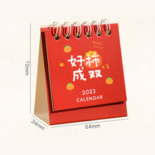 Load image into Gallery viewer, 2023 Mini Simple Calendar Daily Organizer Desktop Schedule Monthly Planner Yearly Agenda for Home Decor Office Table School Supplies Decoration Stationery
