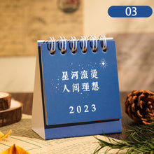 Load image into Gallery viewer, 2023 Mini Simple Calendar Daily Organizer Desktop Schedule Monthly Planner Yearly Agenda for Home Decor Office Table School Supplies Decoration Stationery

